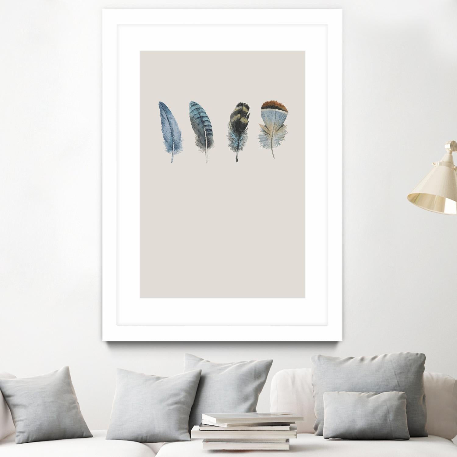 Feather 11 by Incado on GIANT ART - multicolor floral/still life