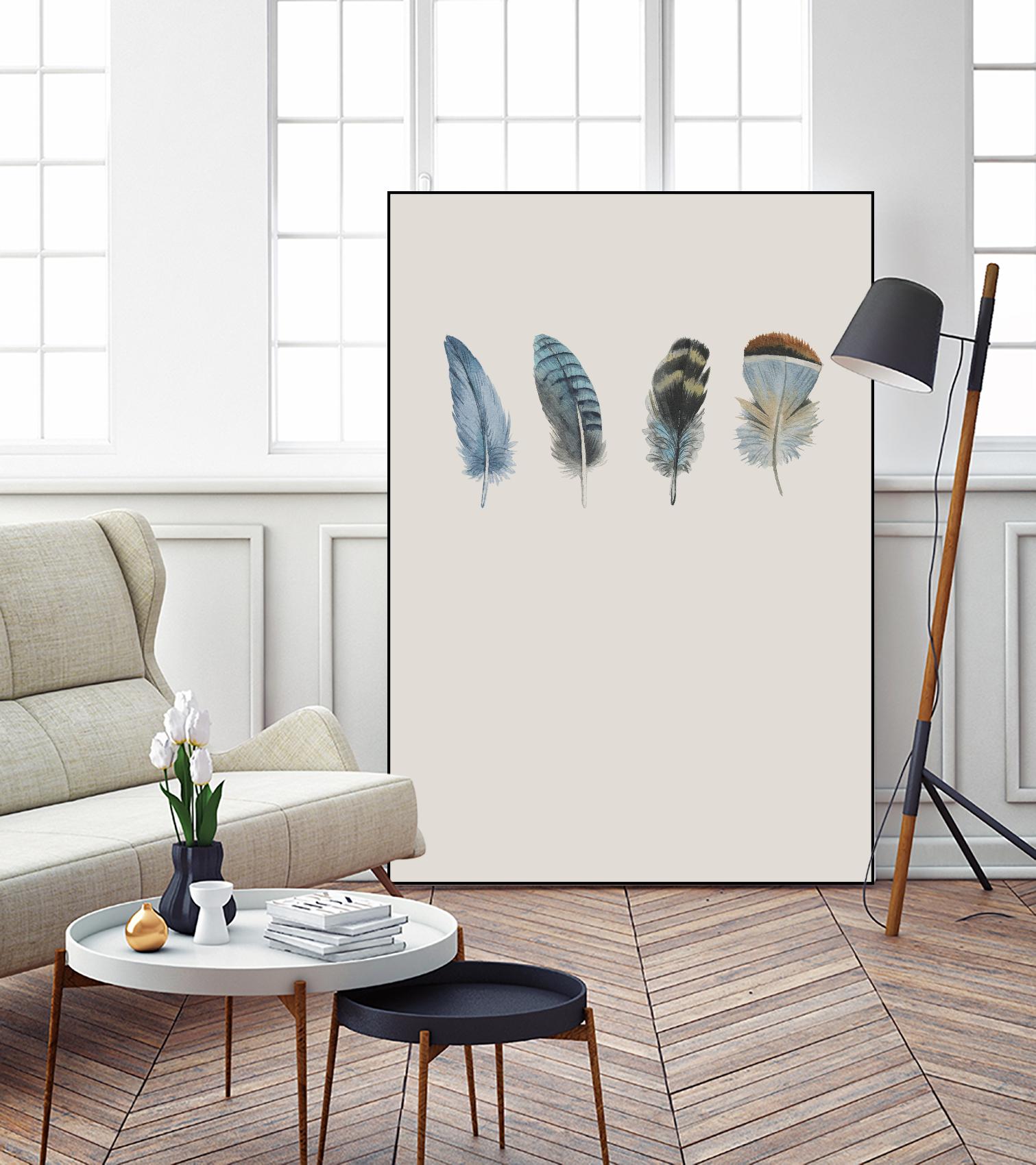 Feather 11 by Incado on GIANT ART - multicolor floral/still life