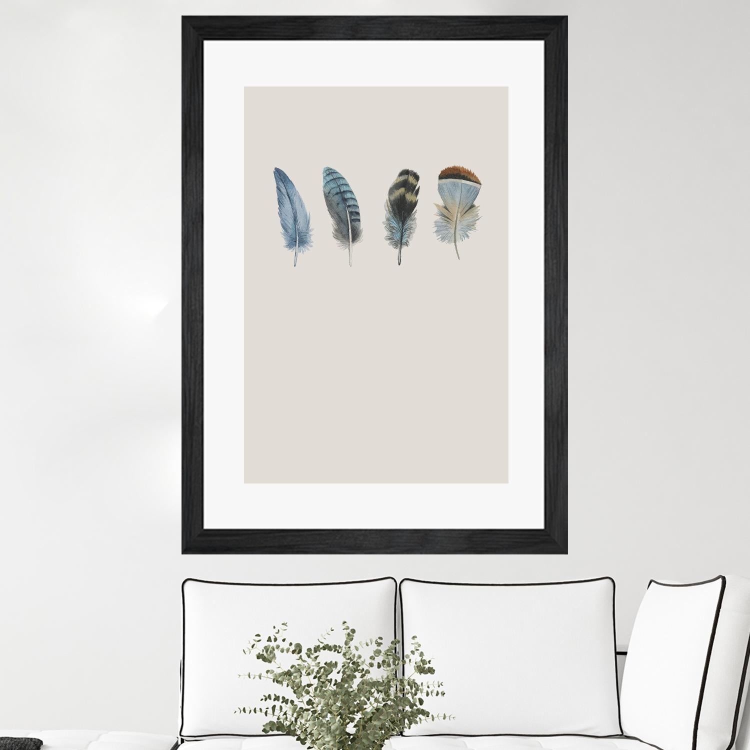 Feather 11 by Incado on GIANT ART - multicolor floral/still life