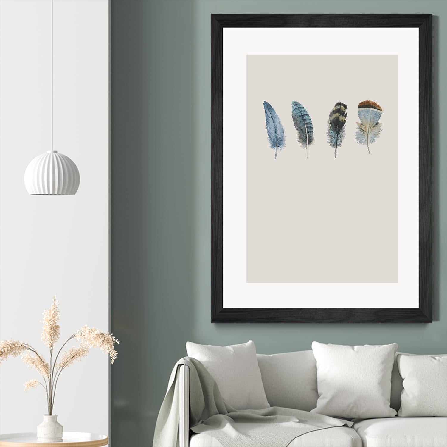 Feather 11 by Incado on GIANT ART - multicolor floral/still life