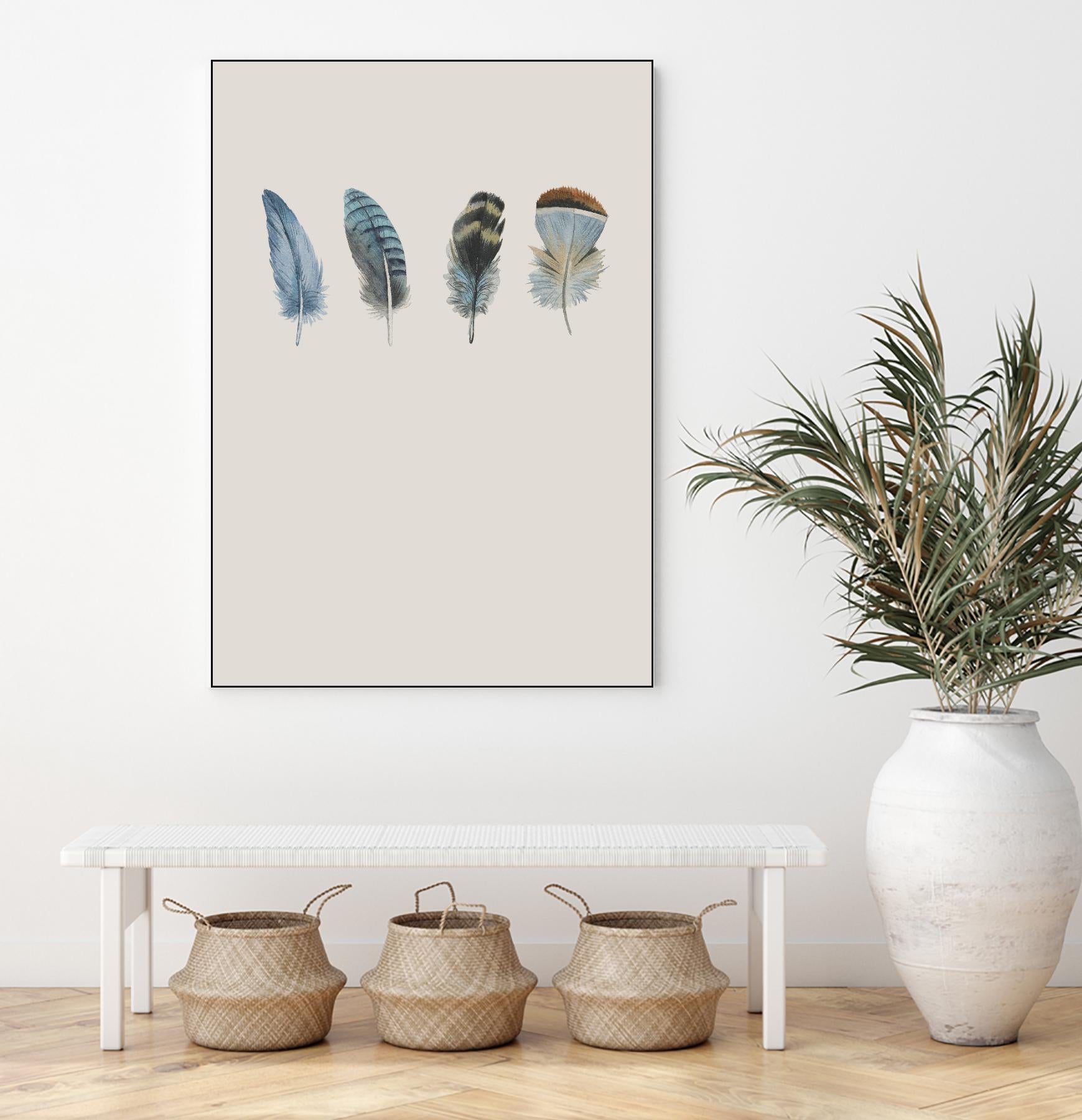 Feather 11 by Incado on GIANT ART - multicolor floral/still life