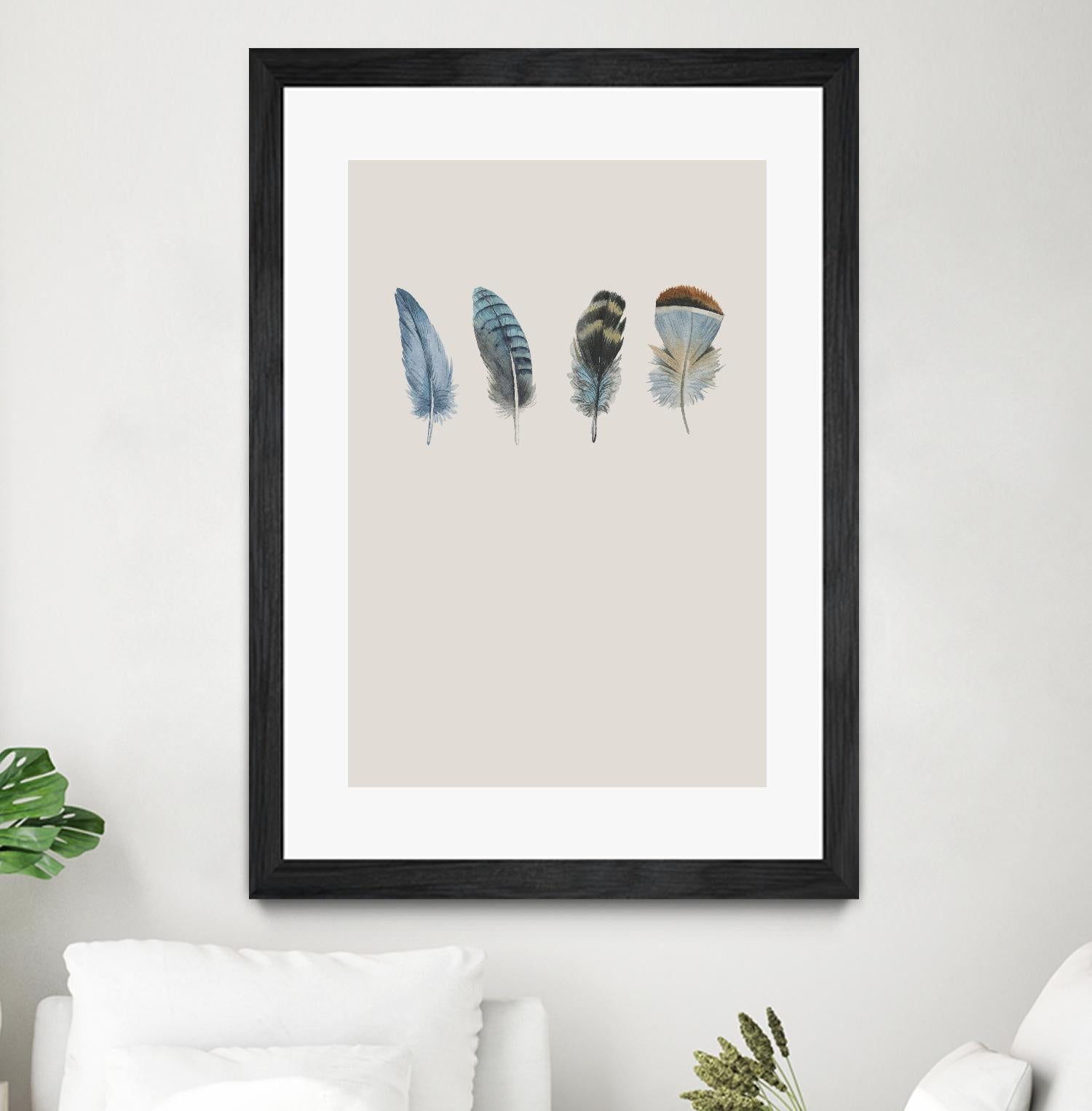 Feather 11 by Incado on GIANT ART - multicolor floral/still life