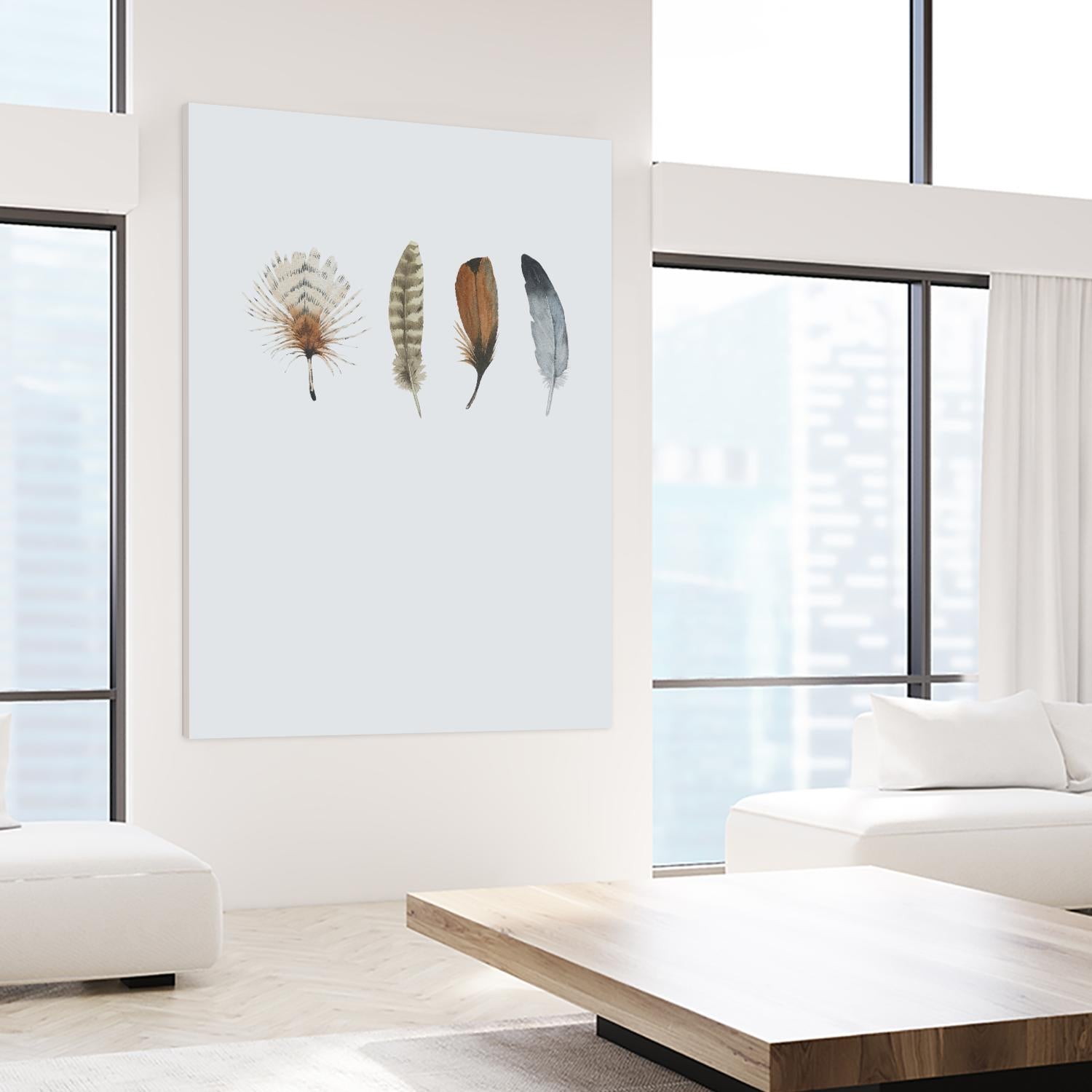 Feather 12 by Incado on GIANT ART - multicolor floral/still life