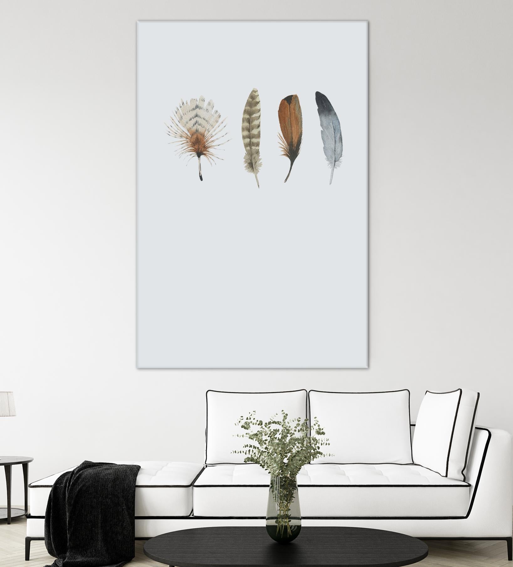 Feather 12 by Incado on GIANT ART - multicolor floral/still life