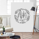 Feather Circle by Incado on GIANT ART - multicolor floral/still life