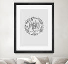 Feather Circle by Incado on GIANT ART - multicolor floral/still life