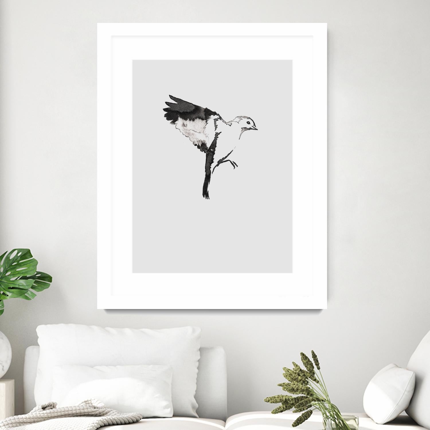 Flying Bird I by Incado on GIANT ART - multicolor animals