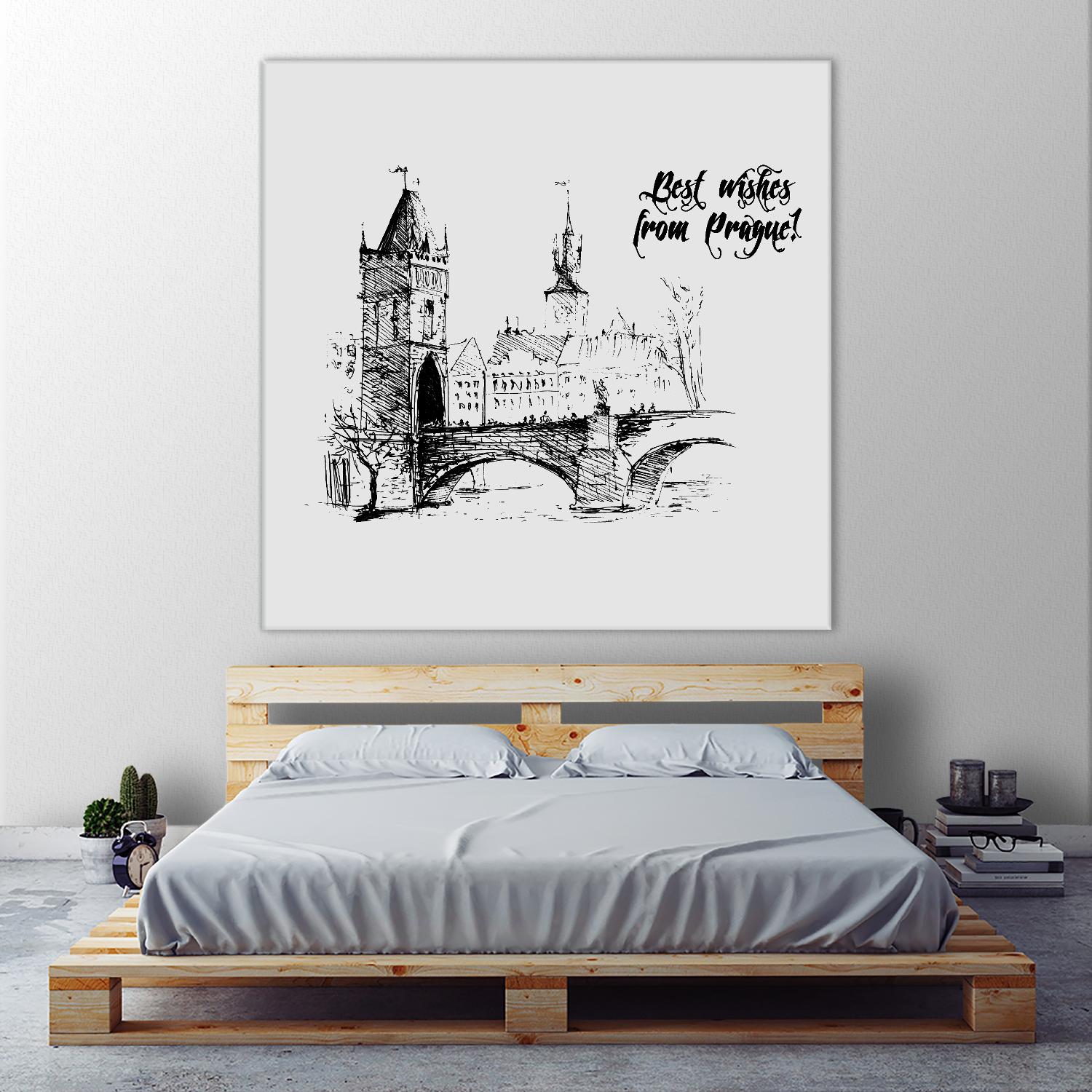 Prague by TypeLike on GIANT ART - multicolor people/places; landscapes