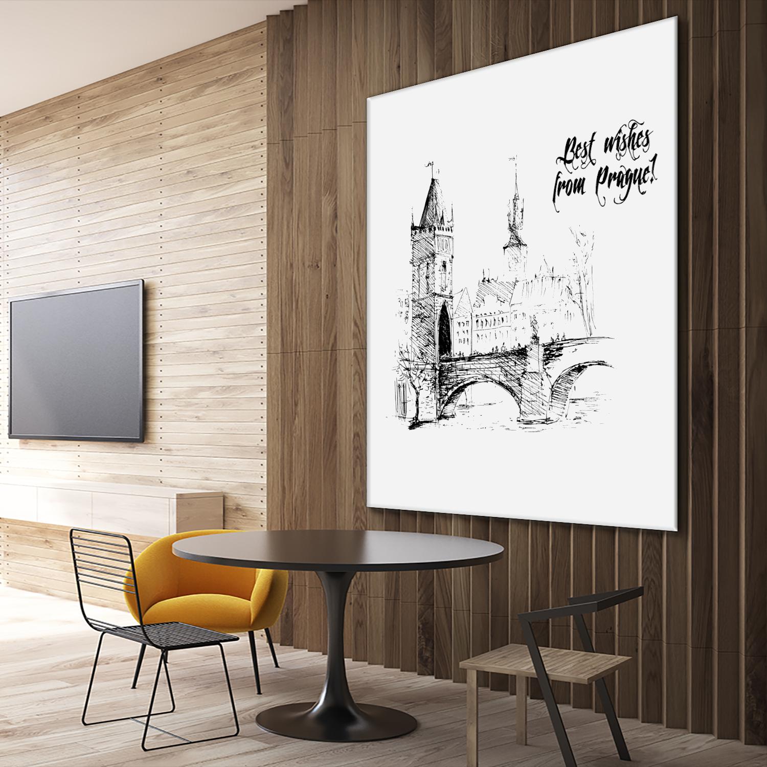 Prague by TypeLike on GIANT ART - multicolor people/places; landscapes