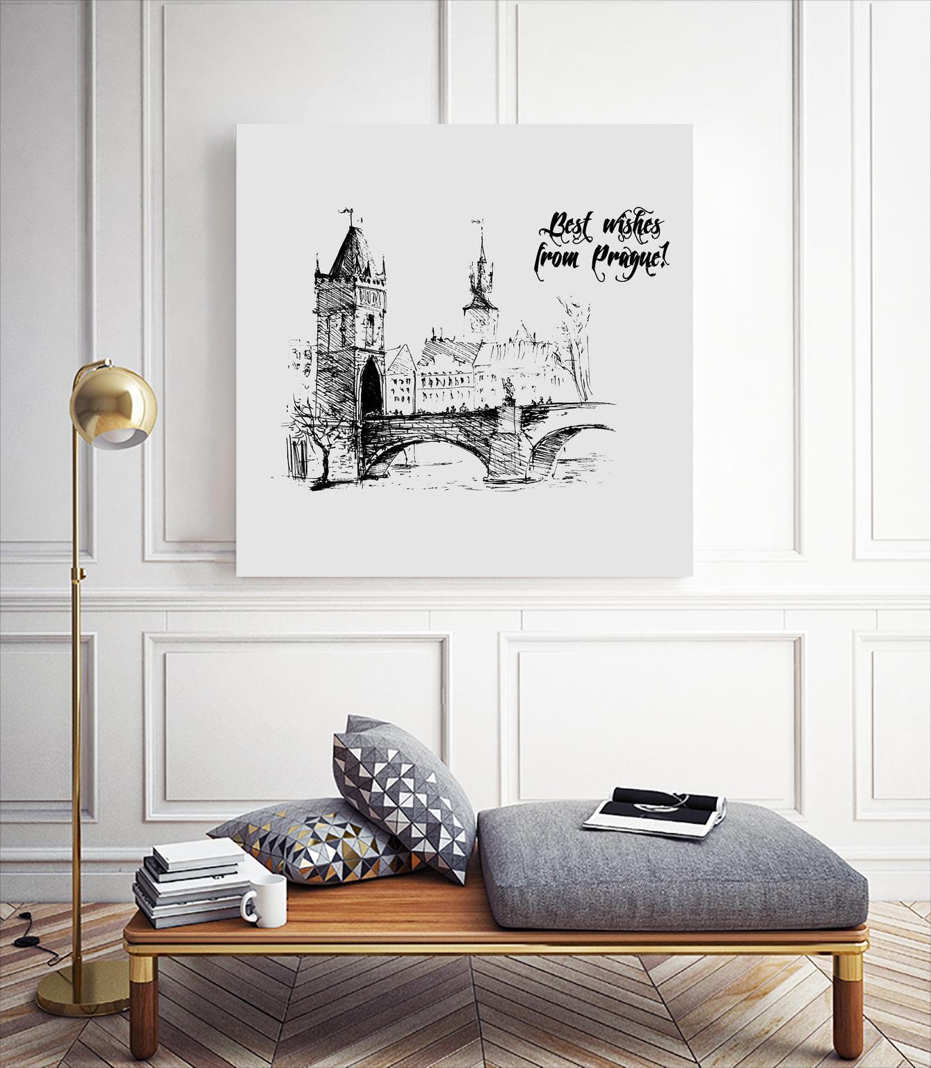 Prague by TypeLike on GIANT ART - multicolor people/places; landscapes