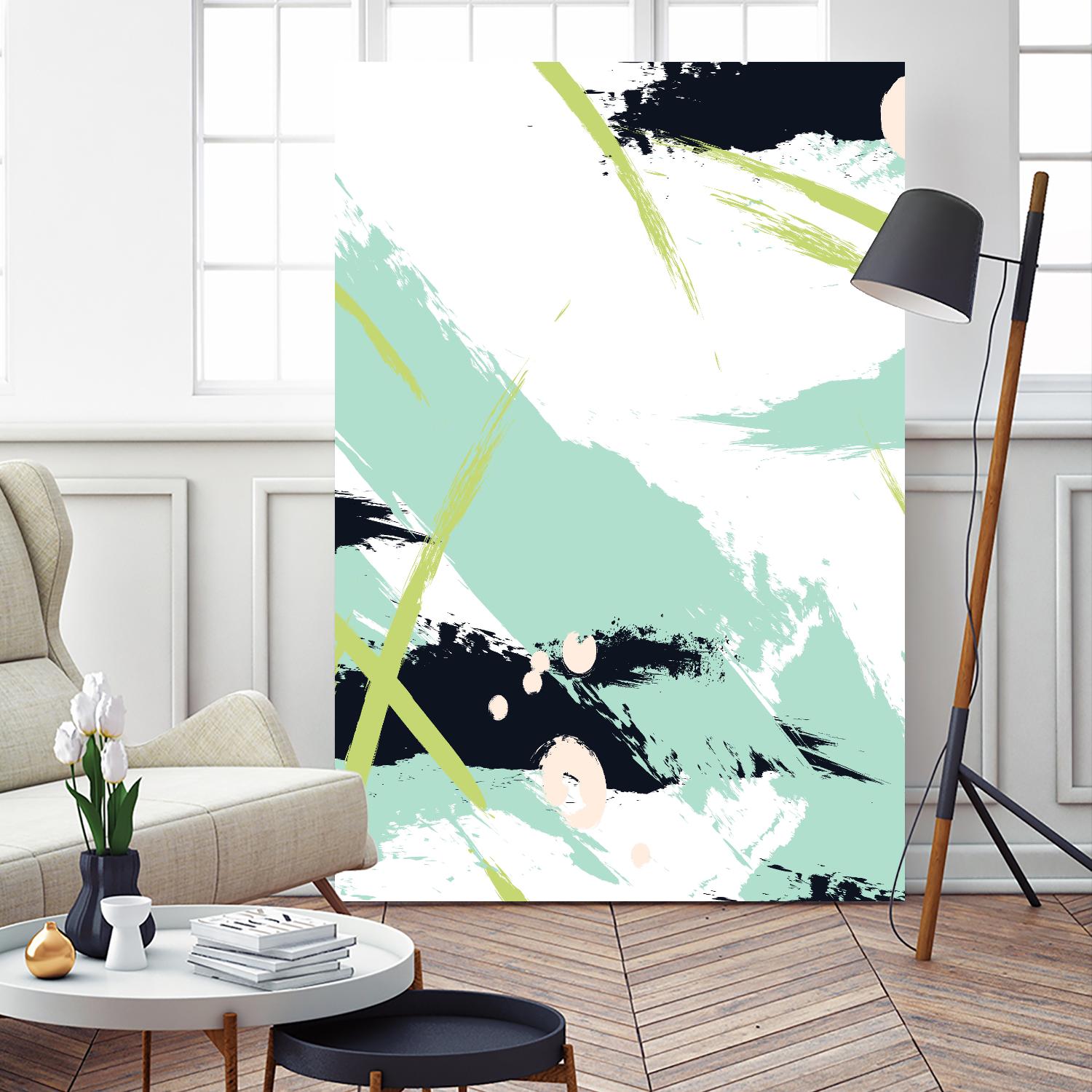 Turquoise by Incado on GIANT ART - multicolor abstracts; contemporary