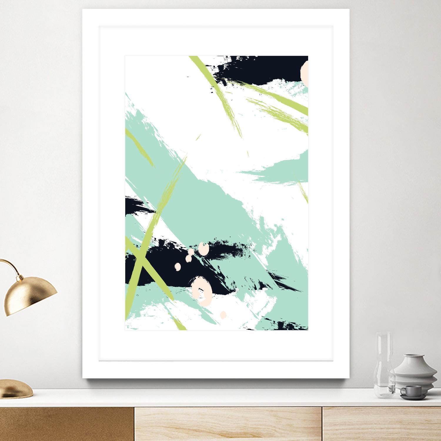 Turquoise by Incado on GIANT ART - multicolor abstracts; contemporary