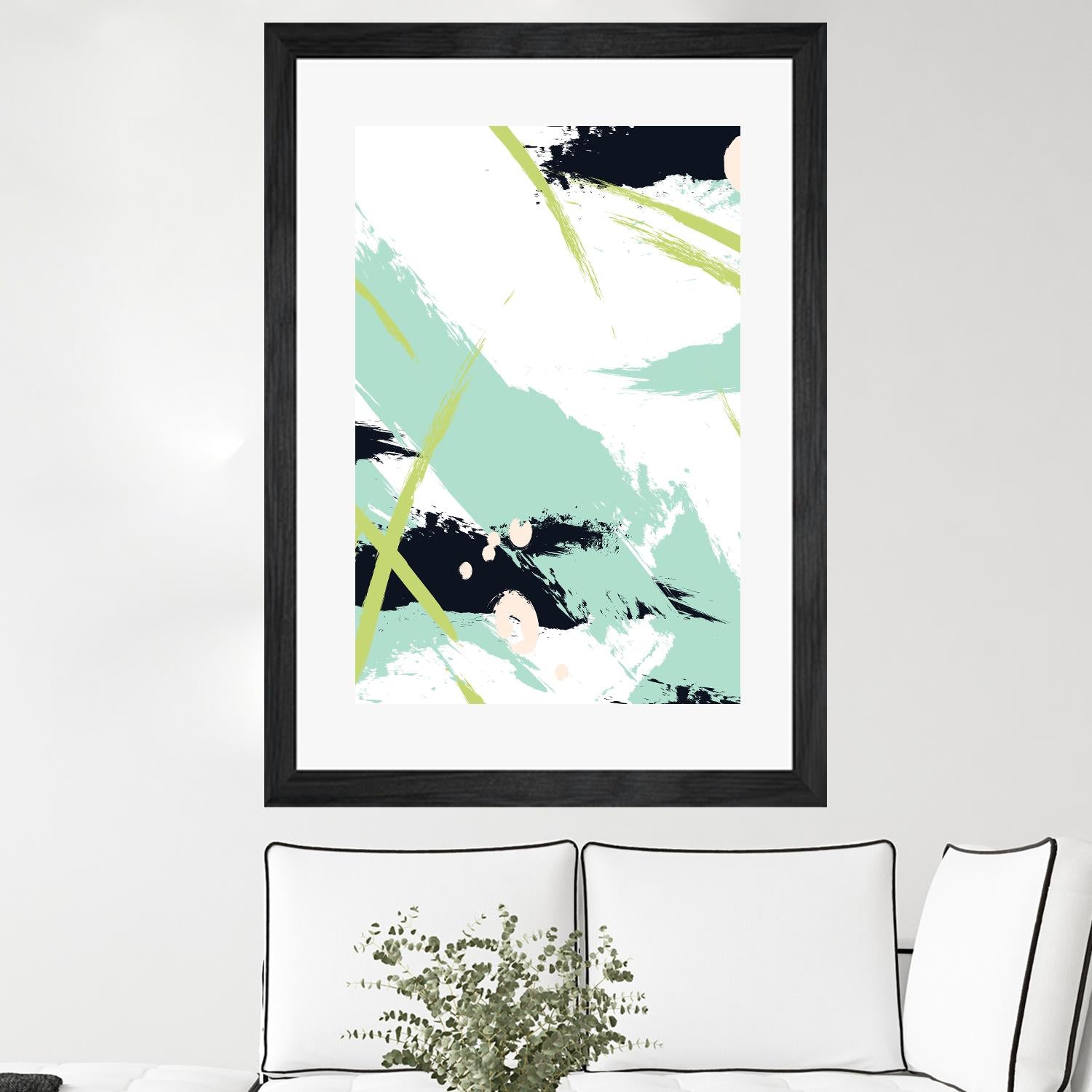 Turquoise by Incado on GIANT ART - multicolor abstracts; contemporary