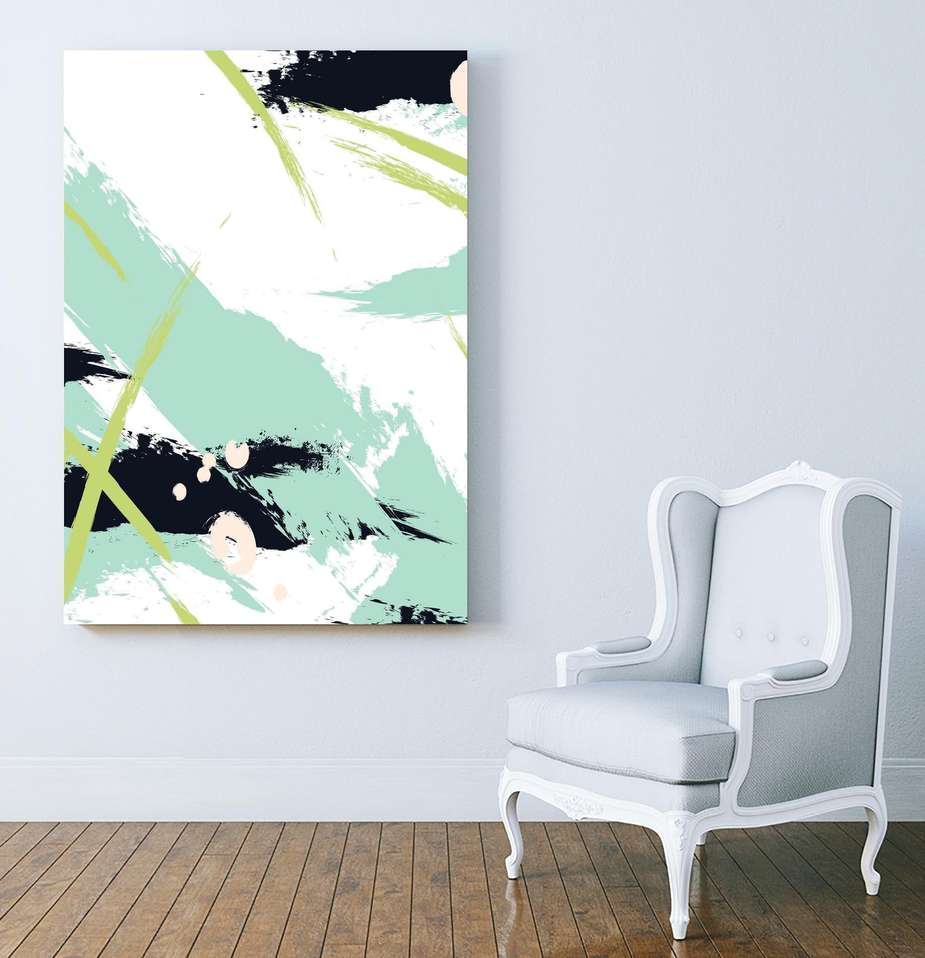 Turquoise by Incado on GIANT ART - multicolor abstracts; contemporary