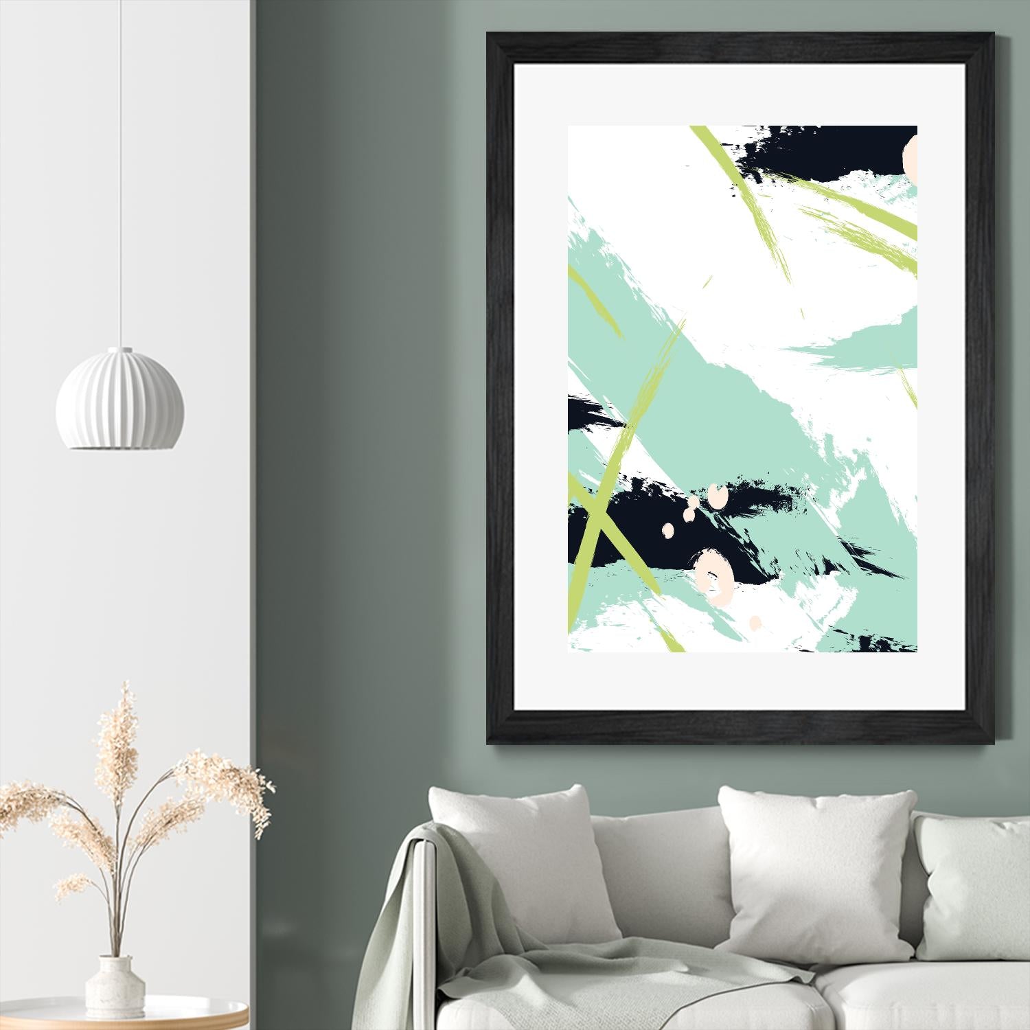 Turquoise by Incado on GIANT ART - multicolor abstracts; contemporary