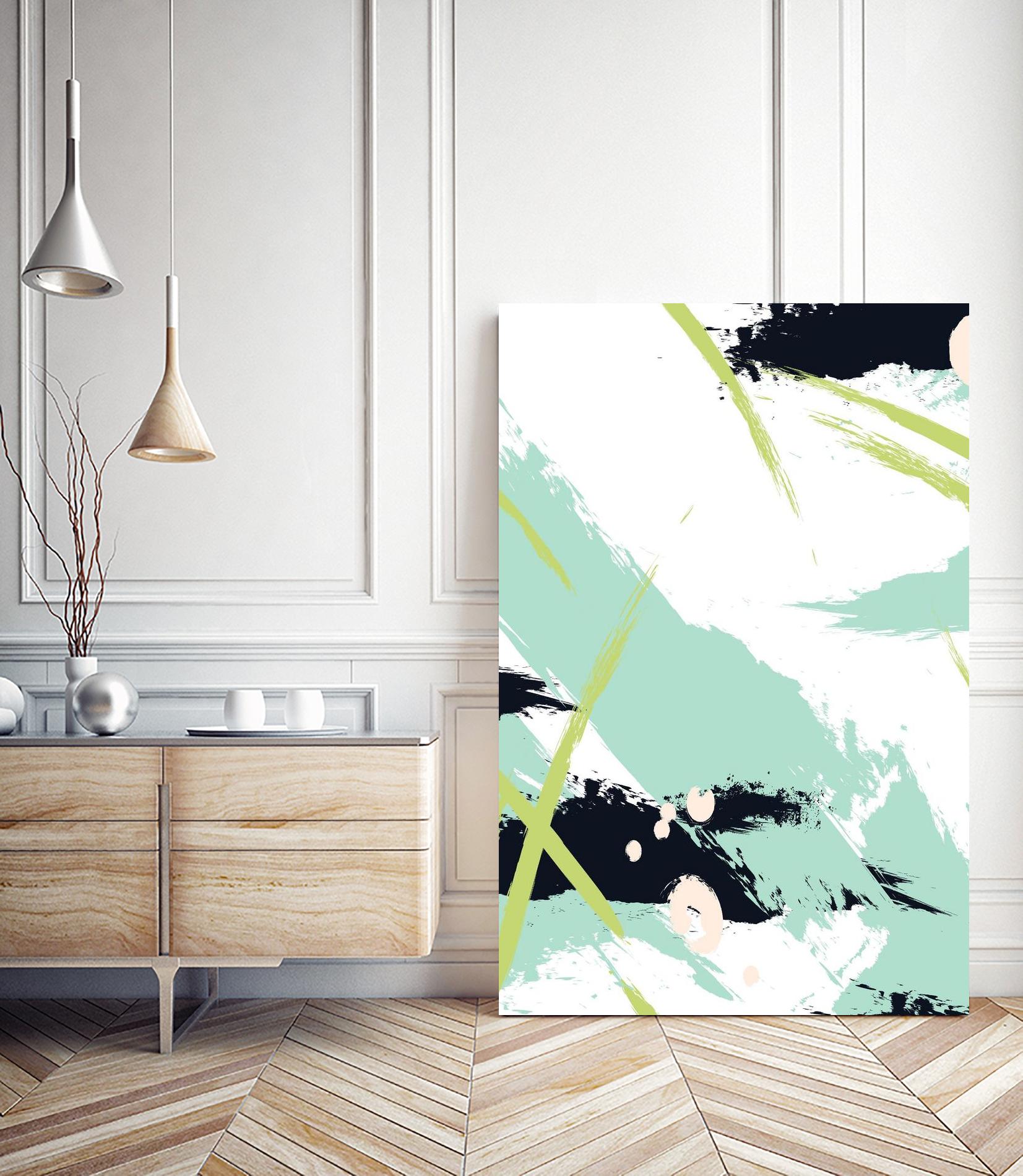 Turquoise by Incado on GIANT ART - multicolor abstracts; contemporary