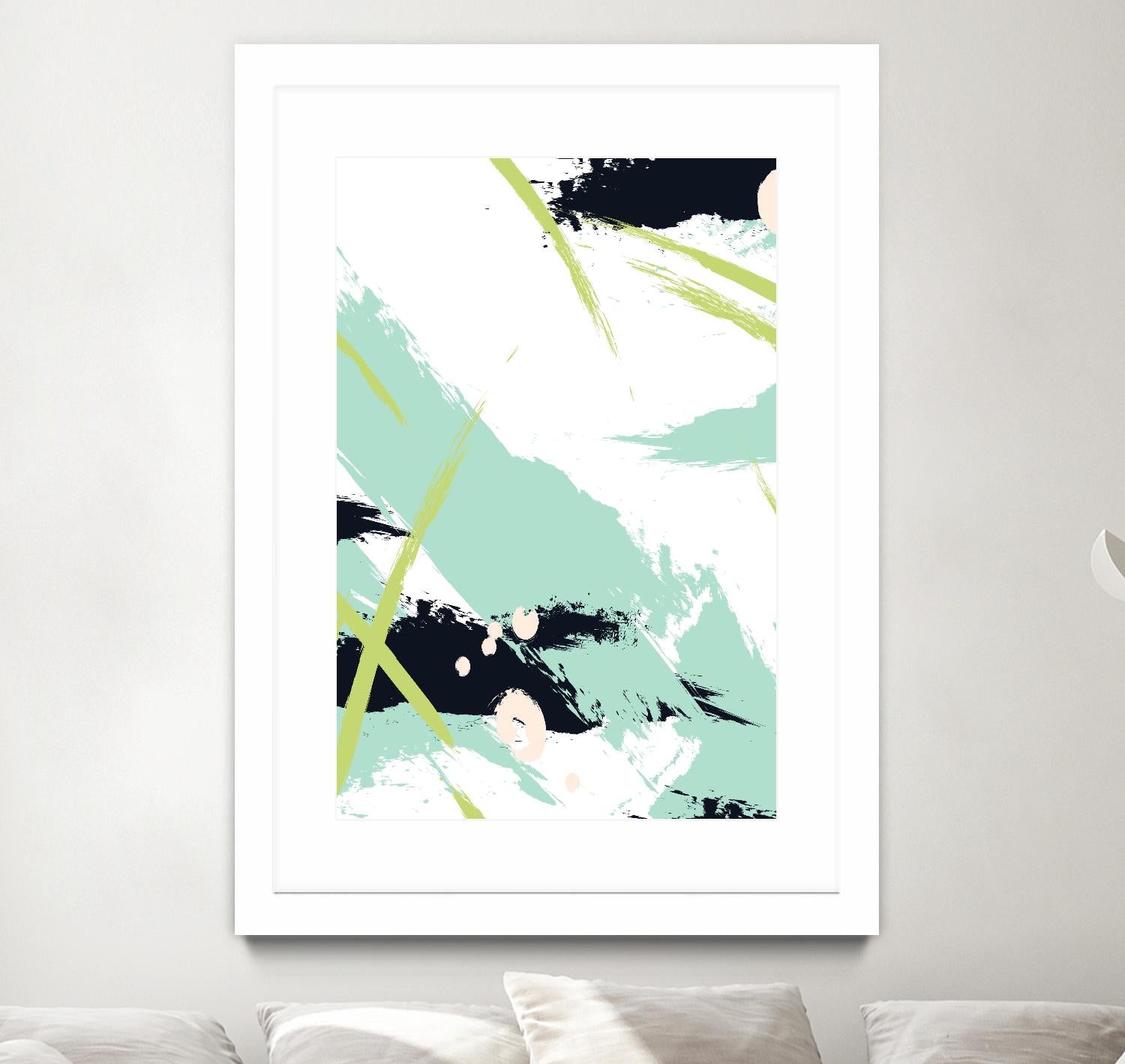 Turquoise by Incado on GIANT ART - multicolor abstracts; contemporary