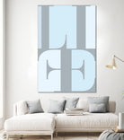 Life by TypeLike on GIANT ART - multicolor design/type; contemporary