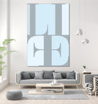 Life by TypeLike on GIANT ART - multicolor design/type; contemporary