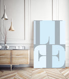 Life by TypeLike on GIANT ART - multicolor design/type; contemporary