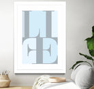 Life by TypeLike on GIANT ART - multicolor design/type; contemporary