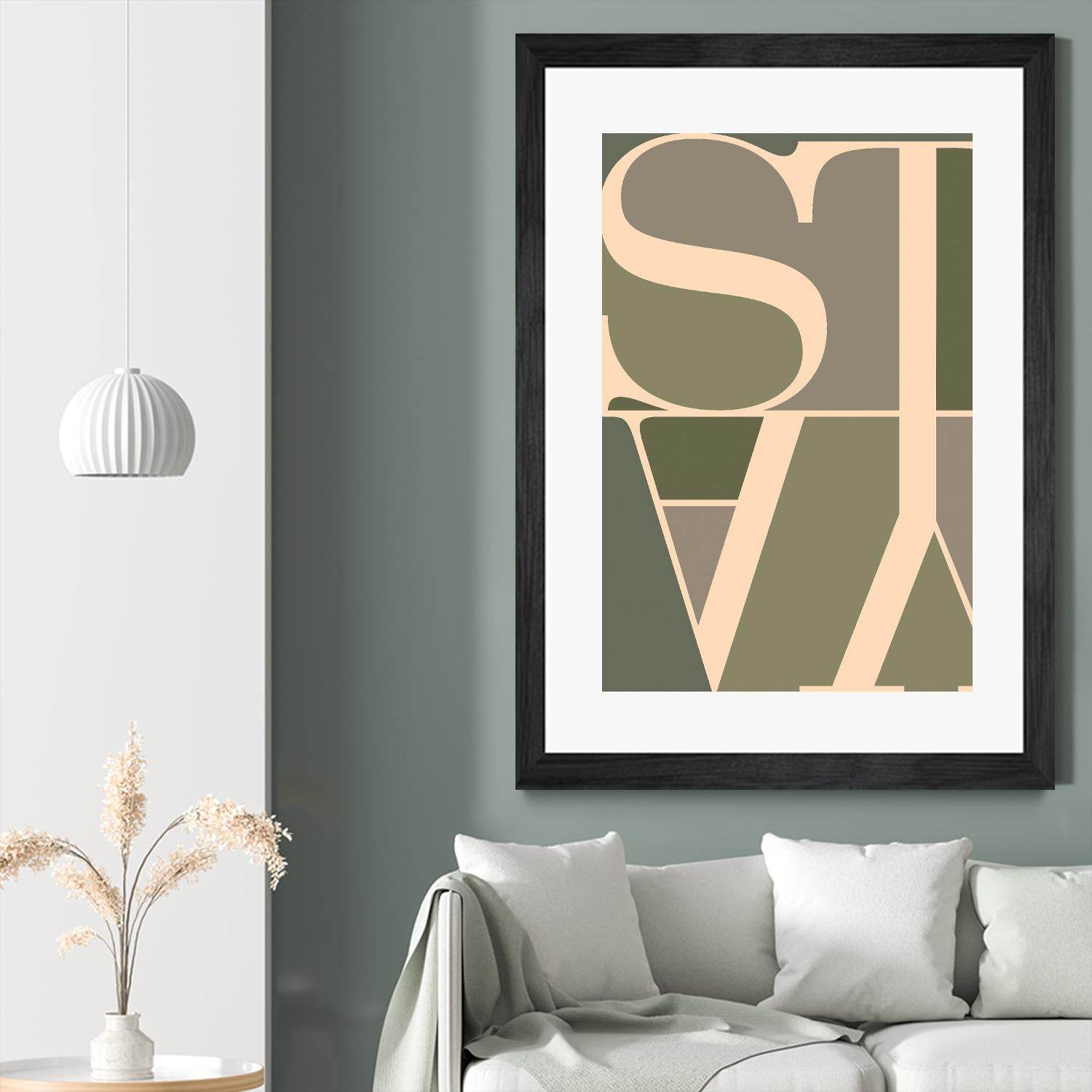 Stay by TypeLike on GIANT ART - multicolor design/type; contemporary