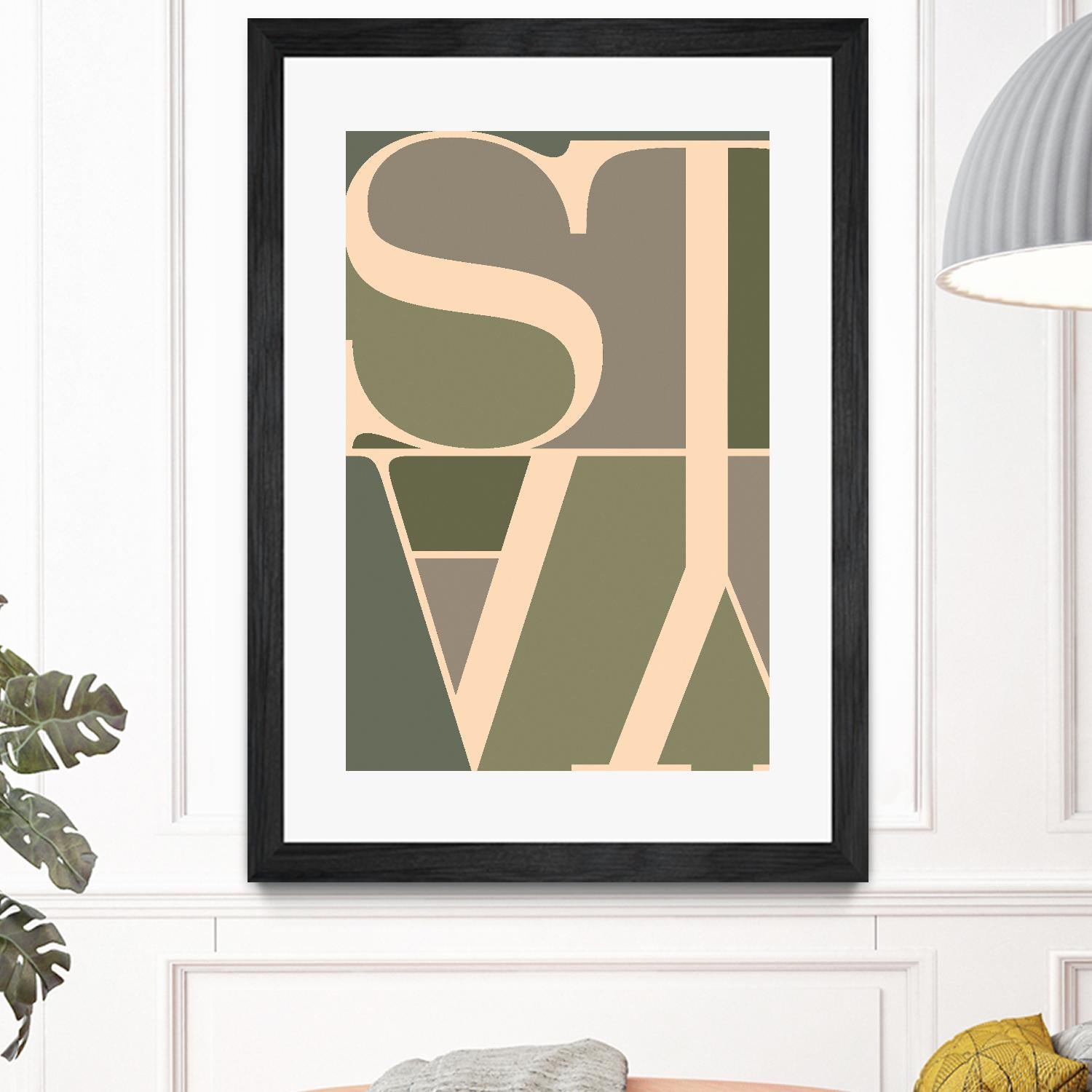 Stay by TypeLike on GIANT ART - multicolor design/type; contemporary