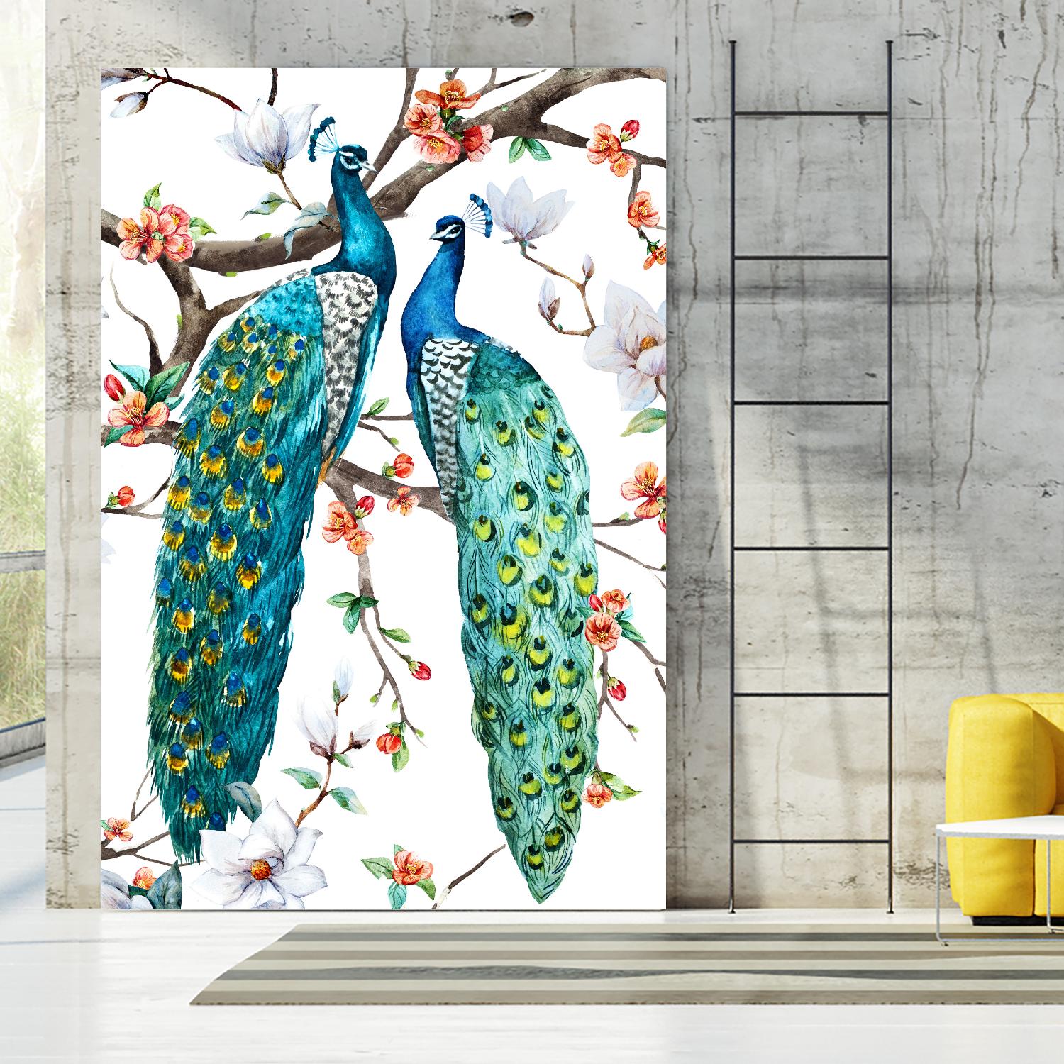 Paradis Birds I by Incado on GIANT ART - multicolor animals