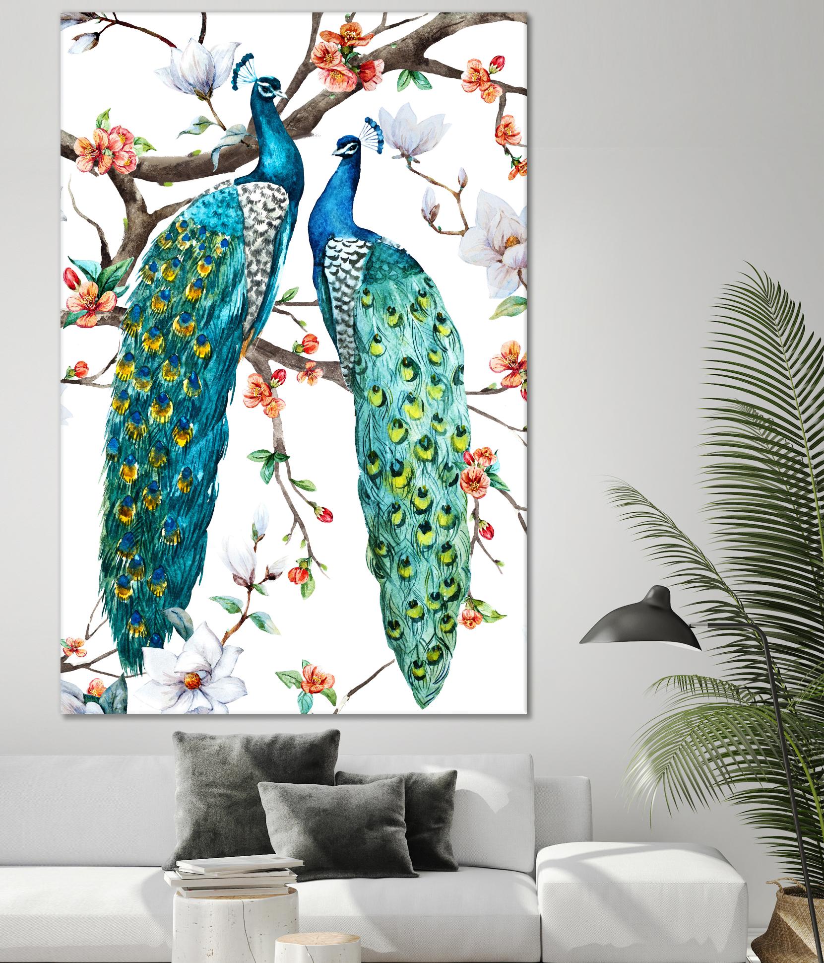 Paradis Birds I by Incado on GIANT ART - multicolor animals