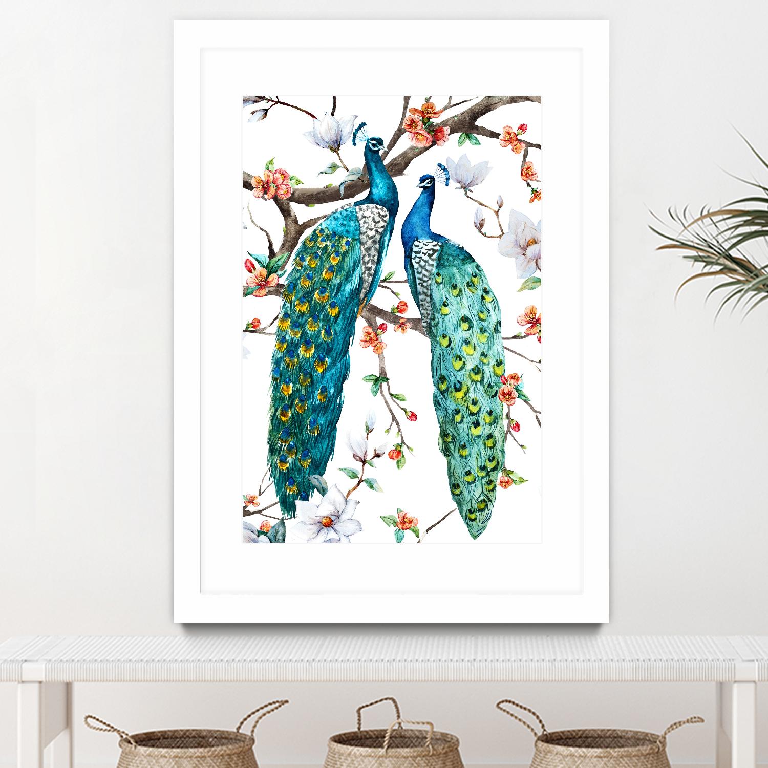 Paradis Birds I by Incado on GIANT ART - multicolor animals