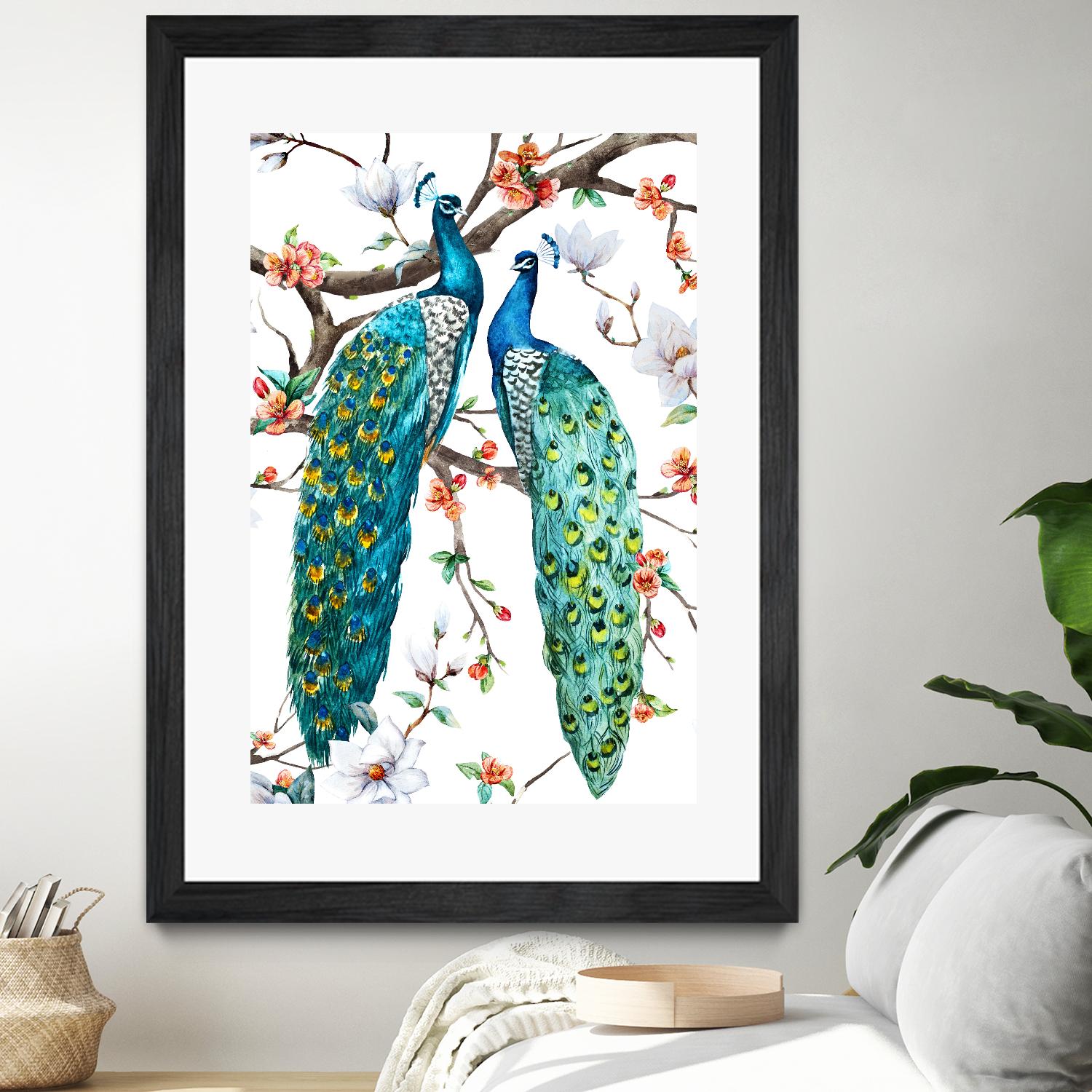 Paradis Birds I by Incado on GIANT ART - multicolor animals