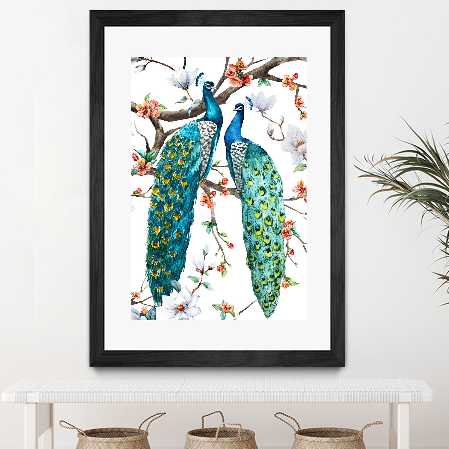 Paradis Birds I by Incado on GIANT ART - multicolor animals