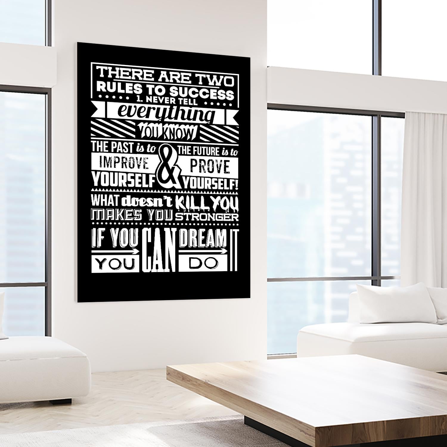 Success by TypeLike on GIANT ART - multicolor inspirational