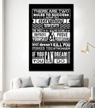 Success by TypeLike on GIANT ART - multicolor inspirational