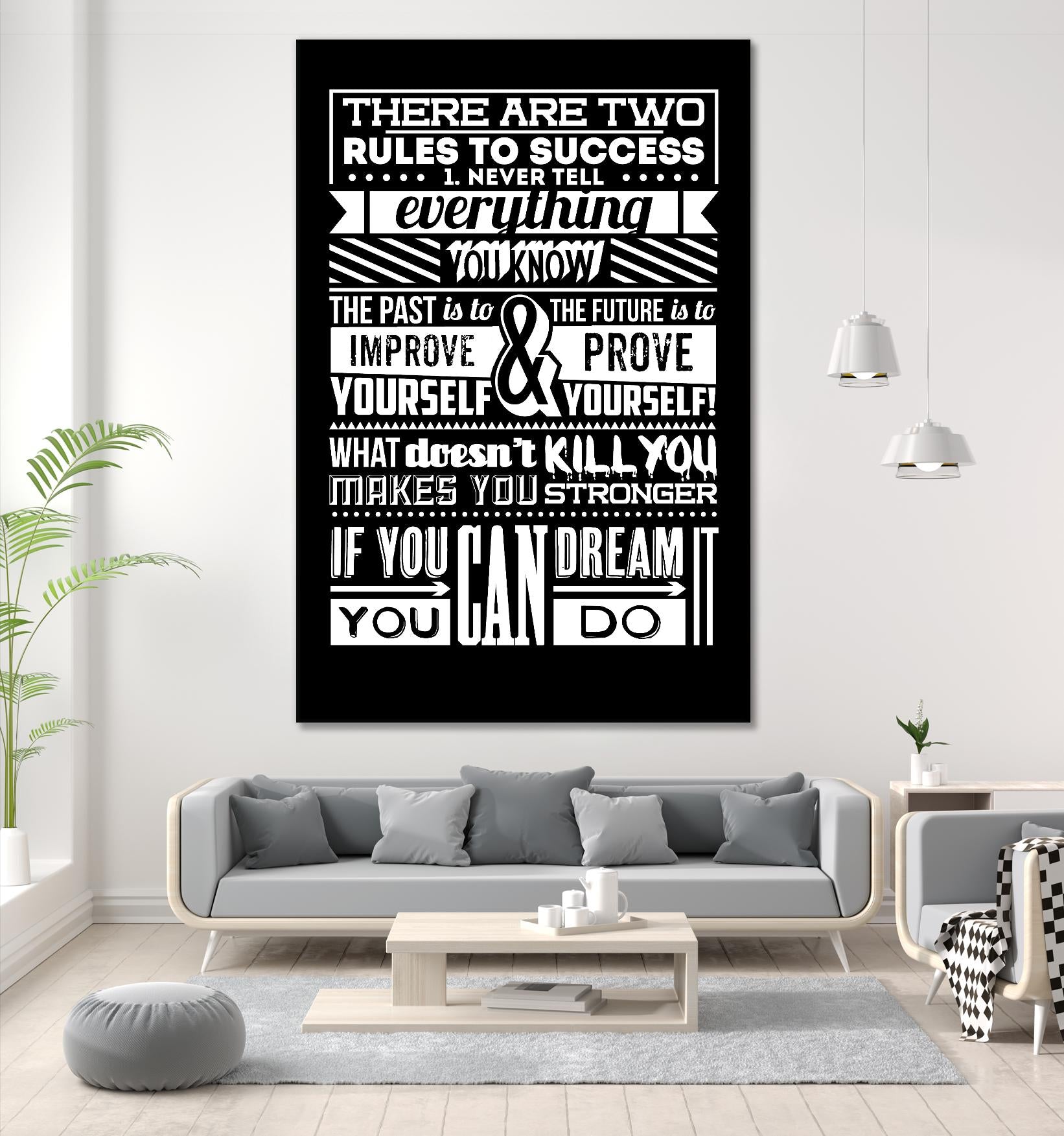 Success by TypeLike on GIANT ART - multicolor inspirational