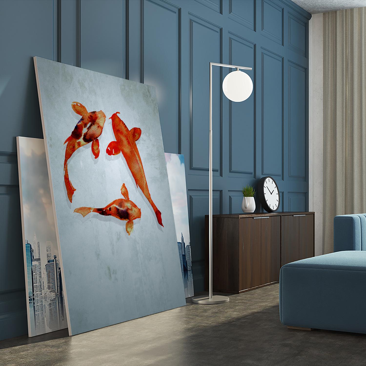 3 friends by Incado on GIANT ART - multicolor animals