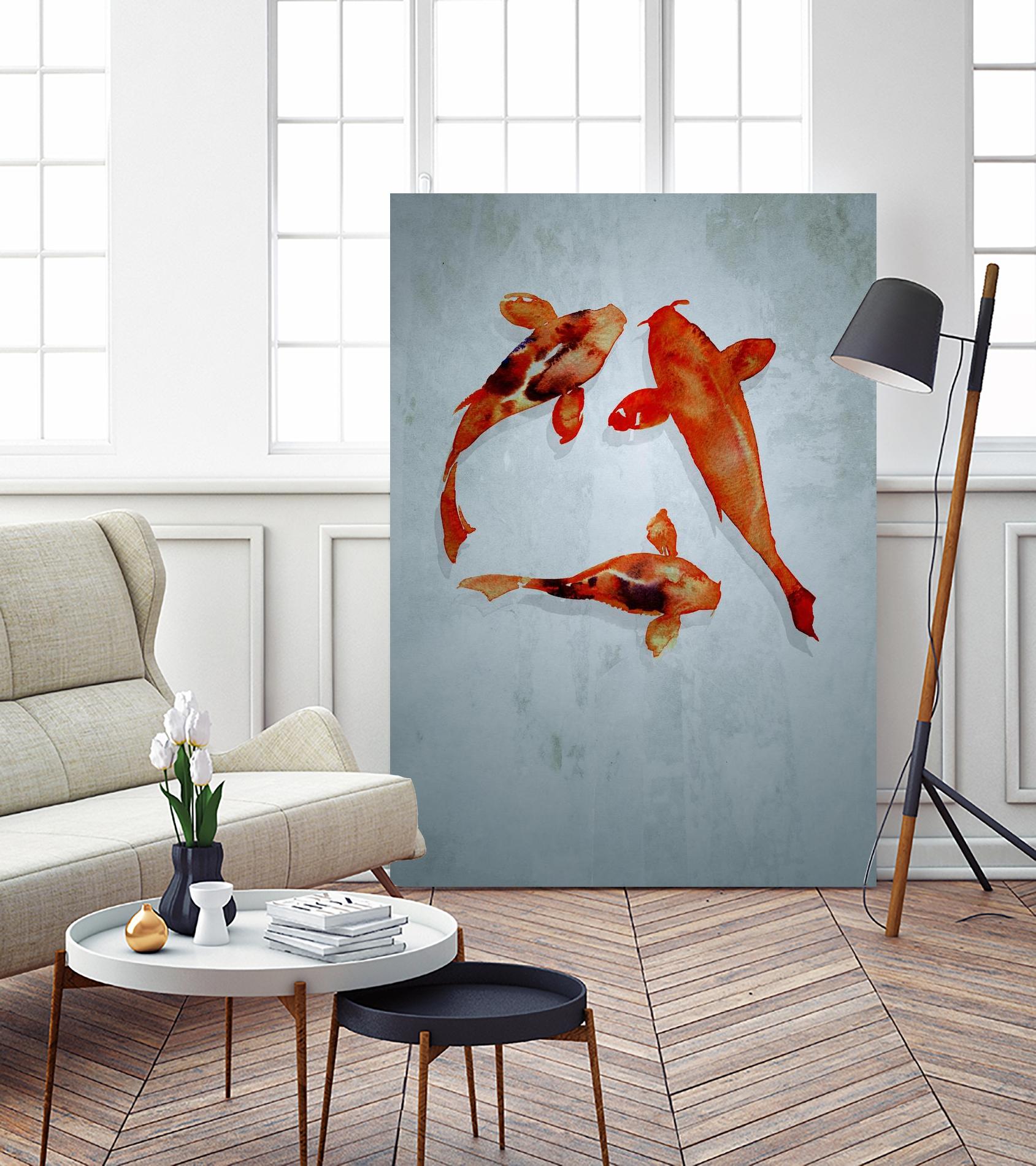 3 friends by Incado on GIANT ART - multicolor animals