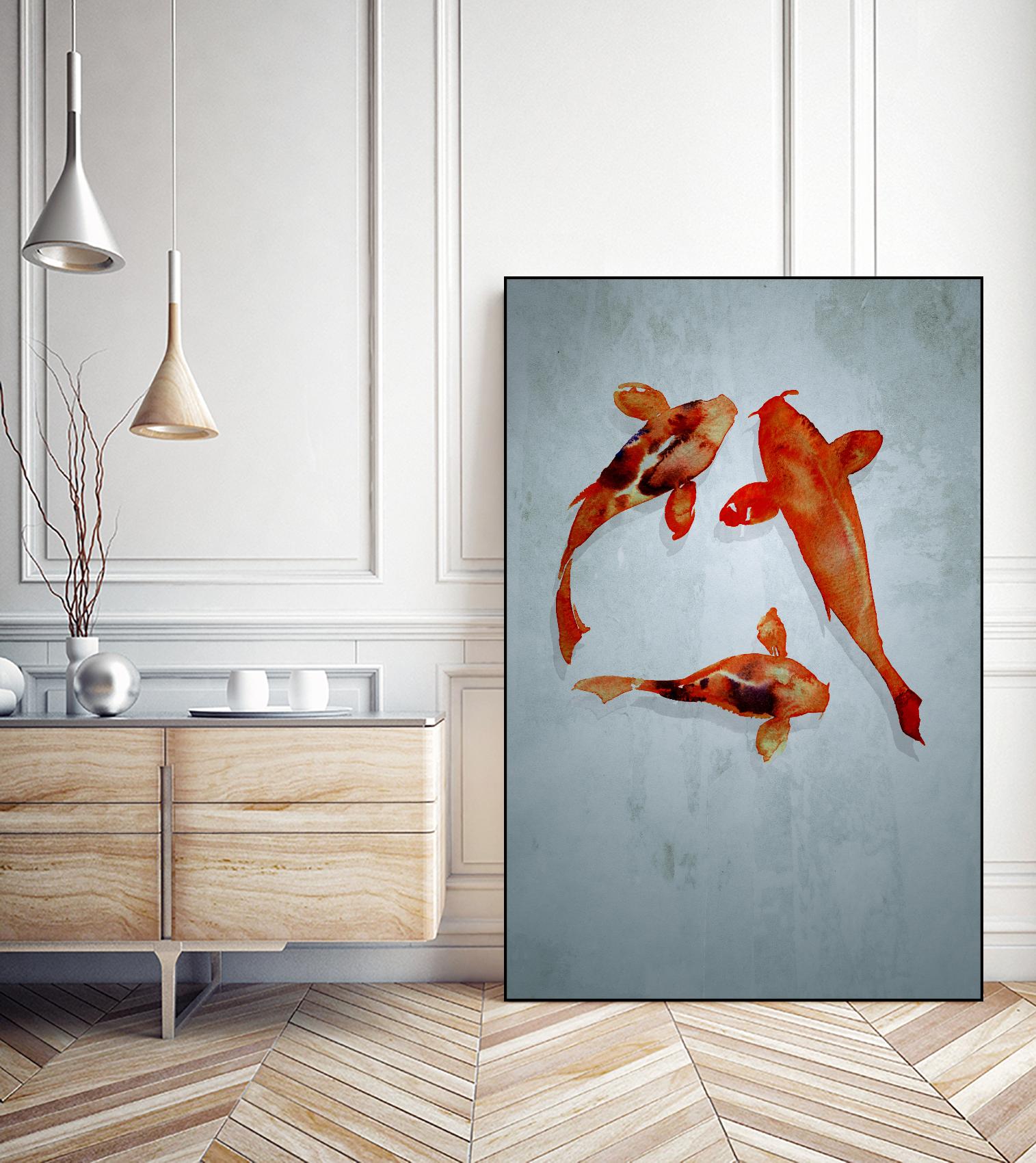 3 friends by Incado on GIANT ART - multicolor animals