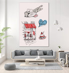 Paris II by TypeLike on GIANT ART - multicolor people/places; cuisine