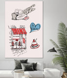 Paris II by TypeLike on GIANT ART - multicolor people/places; cuisine