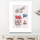 Paris II by TypeLike on GIANT ART - multicolor people/places; cuisine