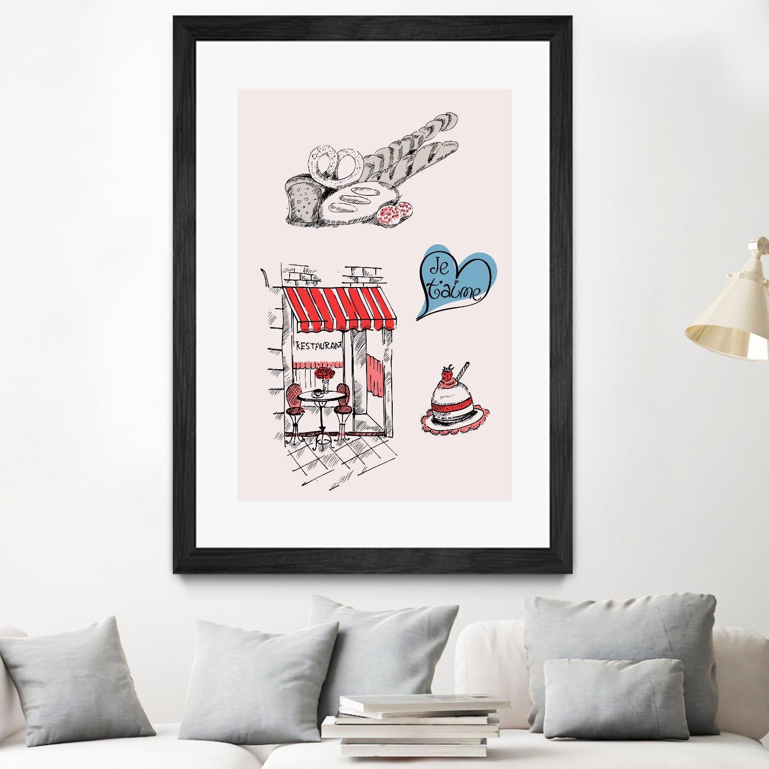 Paris II by TypeLike on GIANT ART - multicolor people/places; cuisine