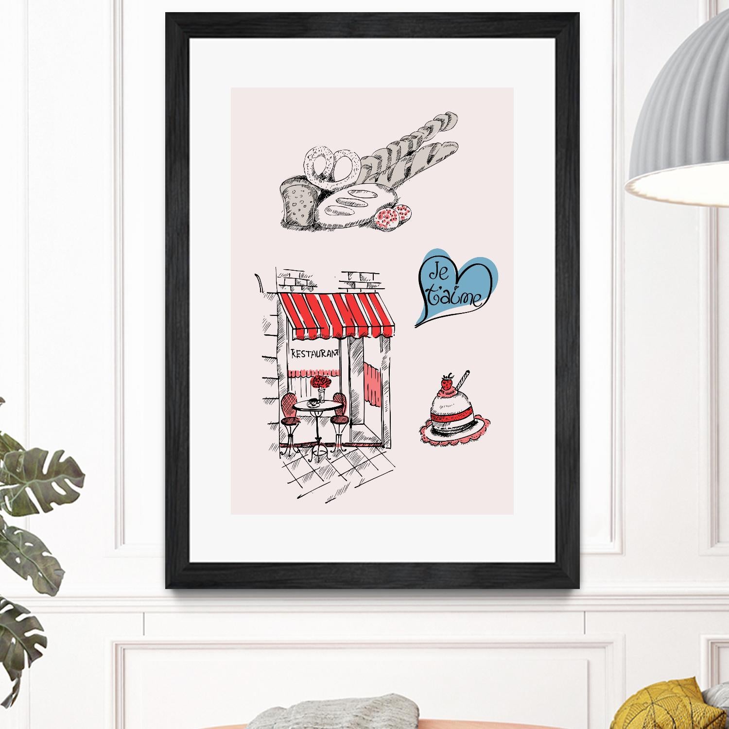 Paris II by TypeLike on GIANT ART - multicolor people/places; cuisine