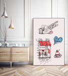 Paris II by TypeLike on GIANT ART - multicolor people/places; cuisine