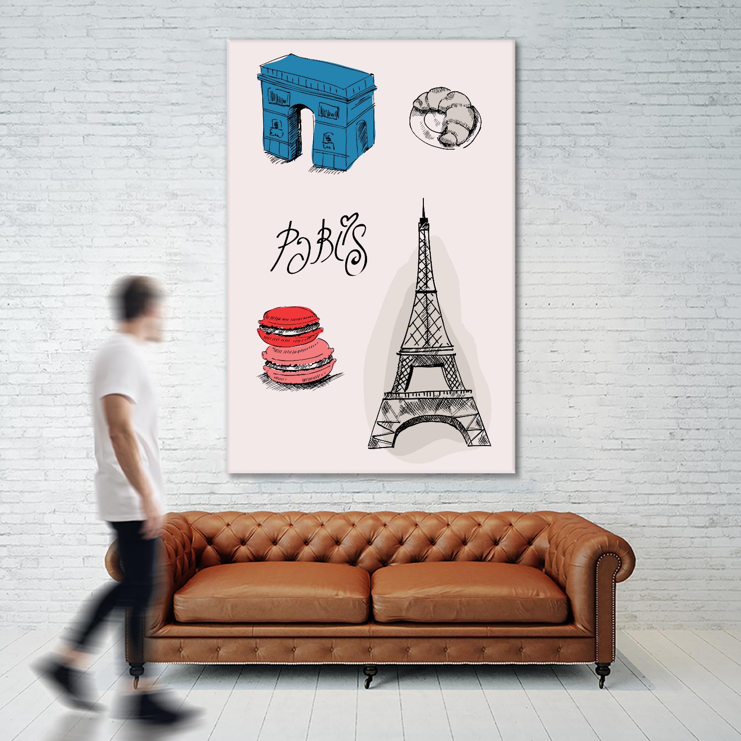 Paris III by TypeLike on GIANT ART - multicolor people/places; cuisine