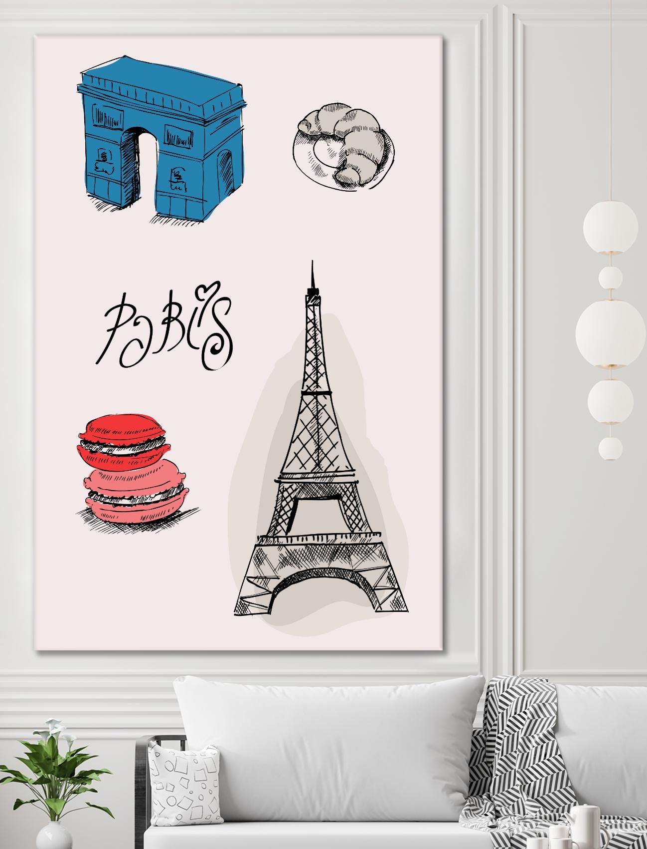 Paris III by TypeLike on GIANT ART - multicolor people/places; cuisine