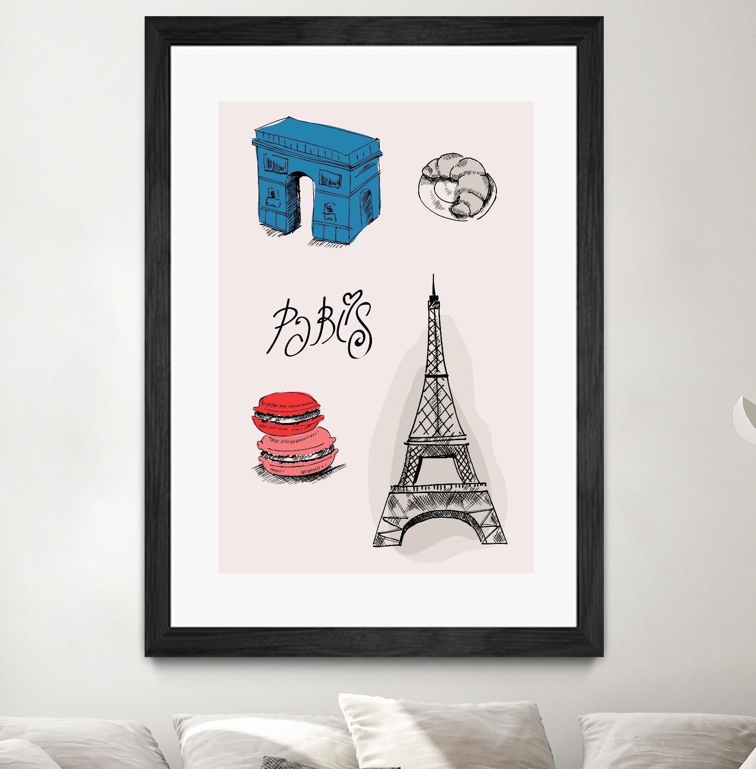 Paris III by TypeLike on GIANT ART - multicolor people/places; cuisine