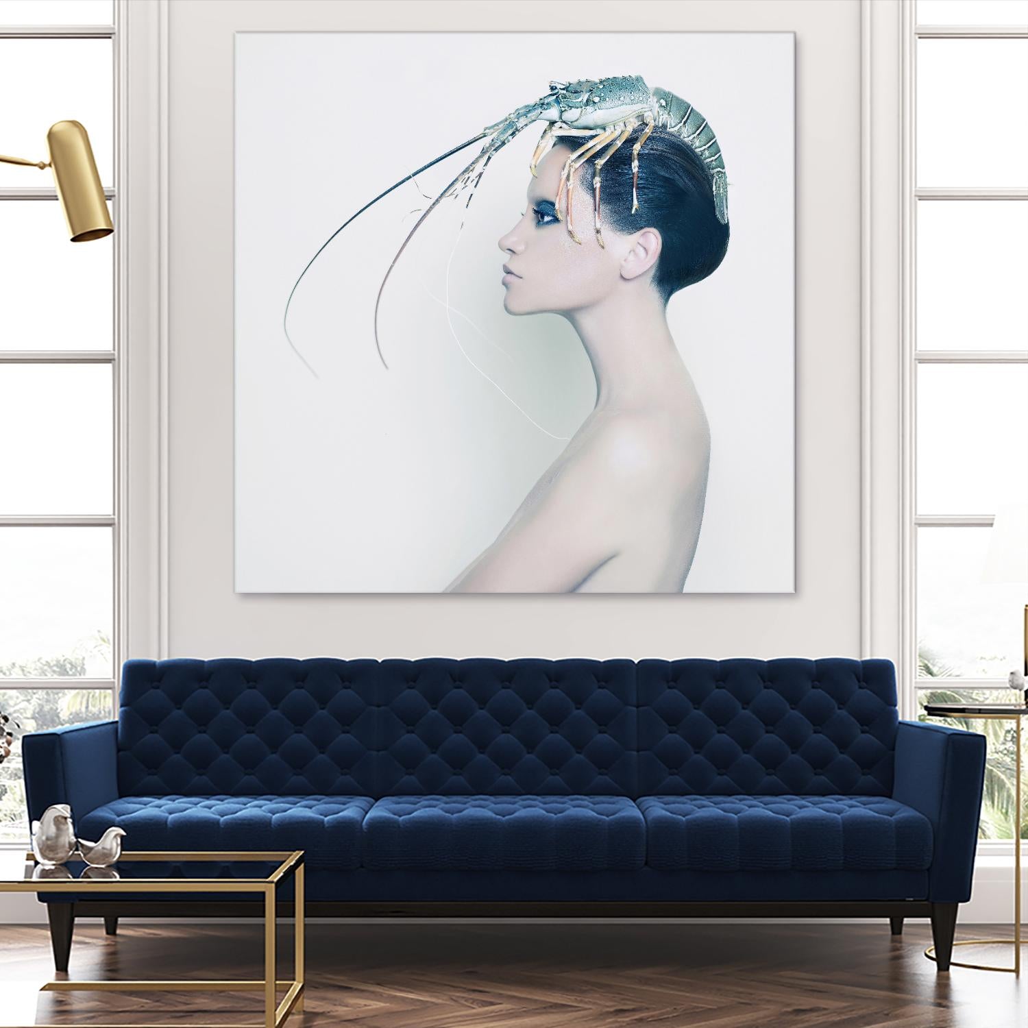 The Lady and the Hummer by Incado on GIANT ART - multicolor photography; figurative