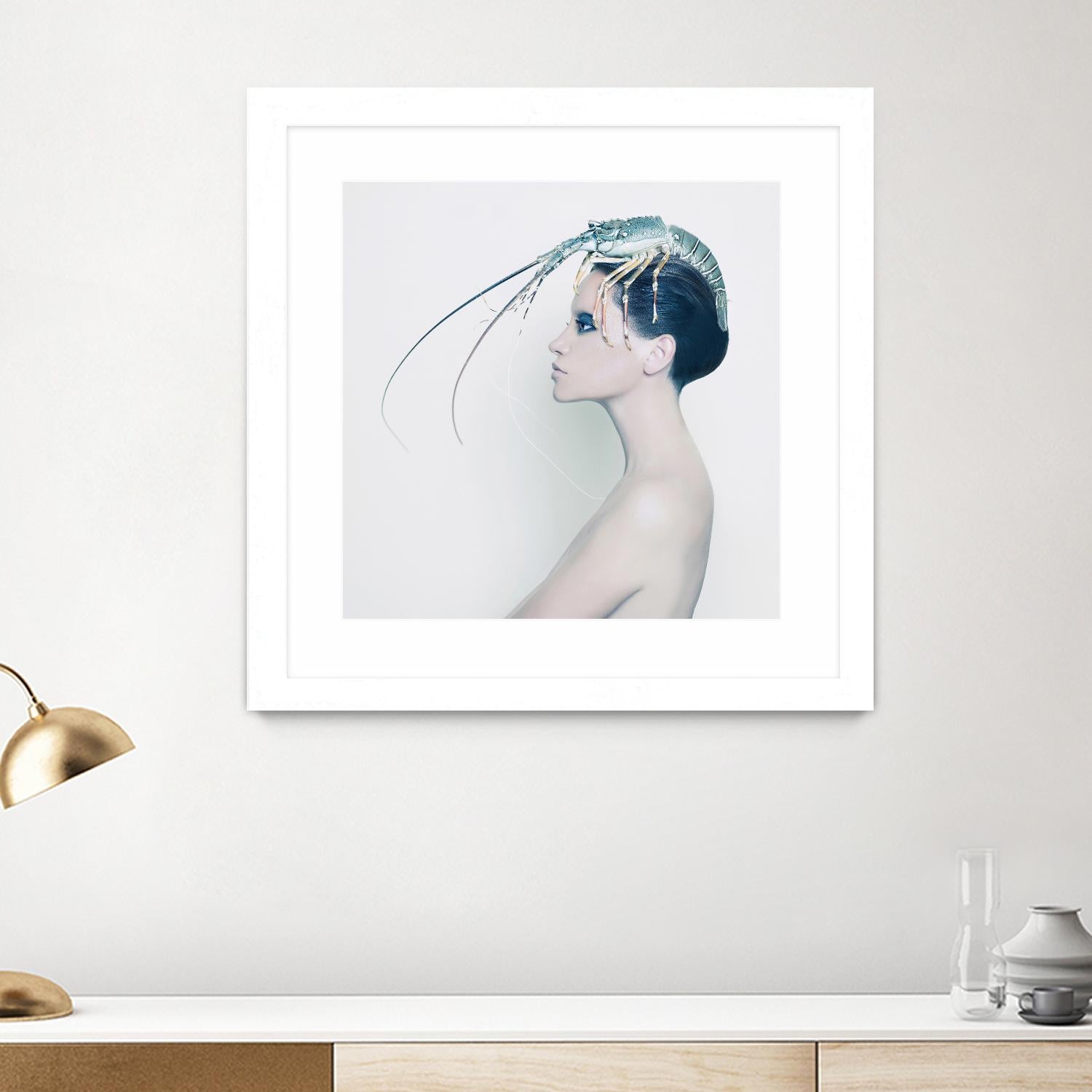 The Lady and the Hummer by Incado on GIANT ART - multicolor photography; figurative