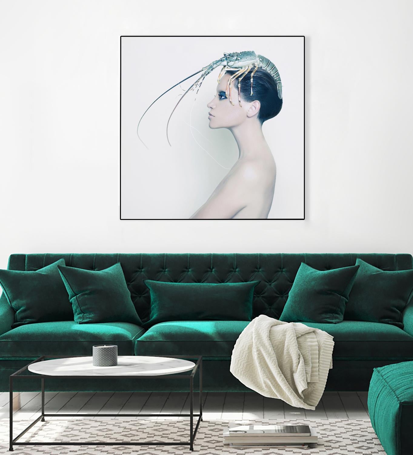 The Lady and the Hummer by Incado on GIANT ART - multicolor photography; figurative